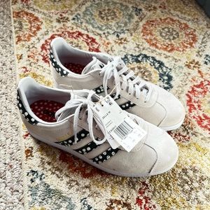 Women’s White Adidas Originals Polka Dot